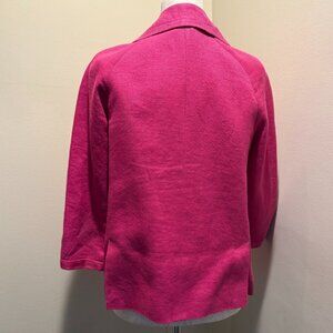 Talbots 100% linen fully lined summer jacker